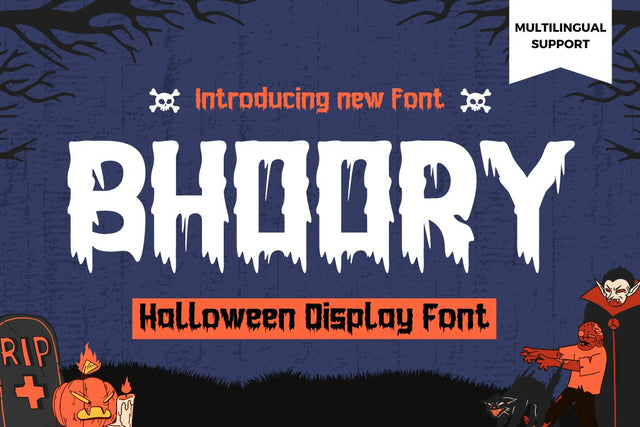 Bhoory Font twinletter 