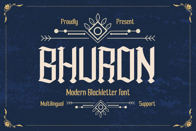 Bhuron Font twinletter 