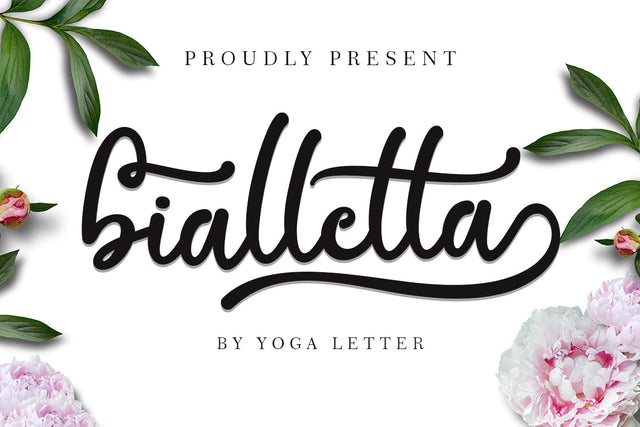 Bialletta Font Prasetya Letter 