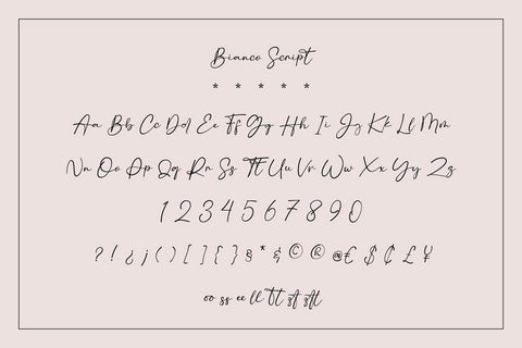 Bianca & Bianco Font Duo Font Cotton White Studio 