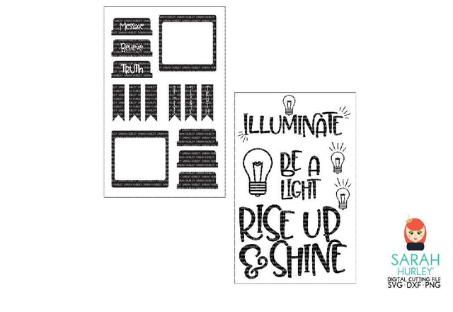 Bible Journaling Page Kit Light SVG Sarah Hurley 
