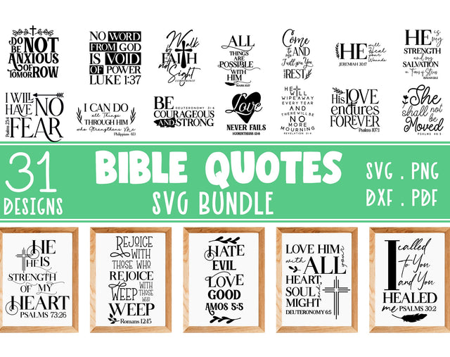 Bible quotes and sayings bundle SVG,inspirational Bible svg SVG Redearth and gumtrees 