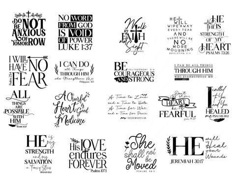 Bible quotes and sayings bundle SVG,inspirational Bible svg SVG Redearth and gumtrees 