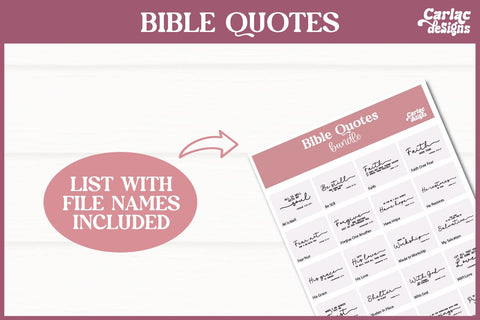 Bible Quotes SVG and Sublimation Bundle SVG Carla C Designs 