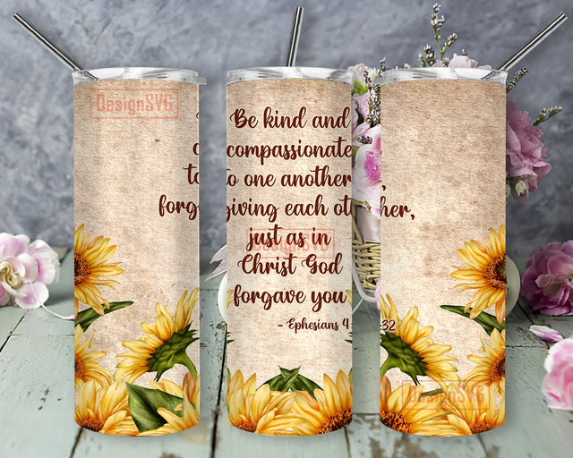 Bible Verse Inspirational Quote 20oz Skinny Tumbler Sublimation Design, Jesus Faith Christian Bible Citation Religious Motivational Tumbler Sublimation DesignSVG 