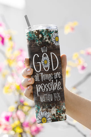 Bible Verse PNG, 20oz Skinny Tumbler Design, Bible Tumbler Png, Christian Design, God Christian PNG, Bible Tumbler Wrap Sublimation CaldwellArt 