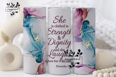 Bible Verse Proverbs 3125 Skinny Tumbler Design, 20 Oz Skinny Tumbler Wrap, Christian Sublimation Designs Download, Christian Quotes Sublimation sassyprint 