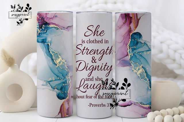 Bible Verse Proverbs 3125 Skinny Tumbler Design, 20 Oz Skinny Tumbler Wrap, Christian Sublimation Designs Download, Christian Quotes Sublimation sassyprint 