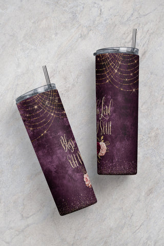 Bible Verse Psalm 103:1 20oz Skinny Tumbler Sublimation Designs, PNG, 20 oz Skinny Tumbler, Instant Download Sublimation CaldwellArt 