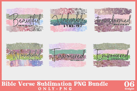 Bible Verse Sublimation PNG Bundle Vol-2 Sublimation Jagonath Roy 