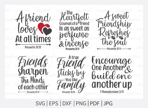 Bible Verse svg, Bible Verses about Friendship svg, Christian svg, Friend Svg, Christian religious svg, A sweet friendship refreshes the so SVG Dinvect 
