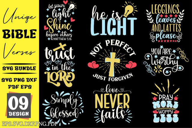 Bible Verse Svg Bundle-3 SVG Creativeart88 
