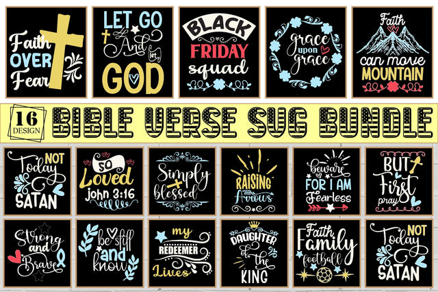 Bible Verse Svg Bundle SVG Creativeart88 