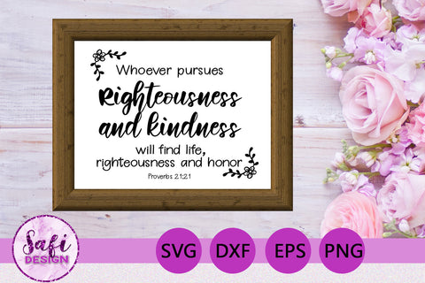 Bible Verses about Kindness Cut File Bundle SVG Safi Design 