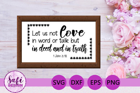 Bible Verses about Loving Others Cut File Bundle SVG Safi Design 