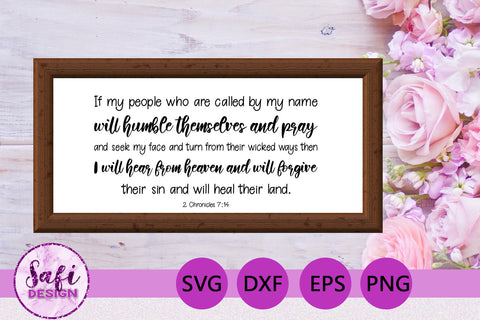 Bible Verses about Prayer Cut File Bundle SVG Safi Design 