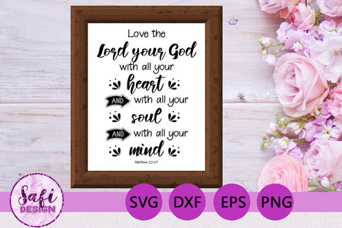 Bible Verses About Thoughts Cut File Bundle SVG SVG Safi Design 