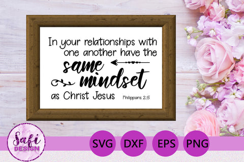 Bible Verses About Thoughts Cut File Bundle SVG SVG Safi Design 