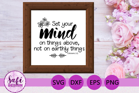 Bible Verses About Thoughts Cut File Bundle SVG SVG Safi Design 
