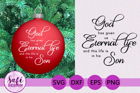 Bible Verses for Christmas Ornaments Set 2 - SVG SVG Safi Design 