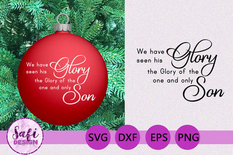Bible Verses for Christmas Ornaments Set 2 - SVG SVG Safi Design 