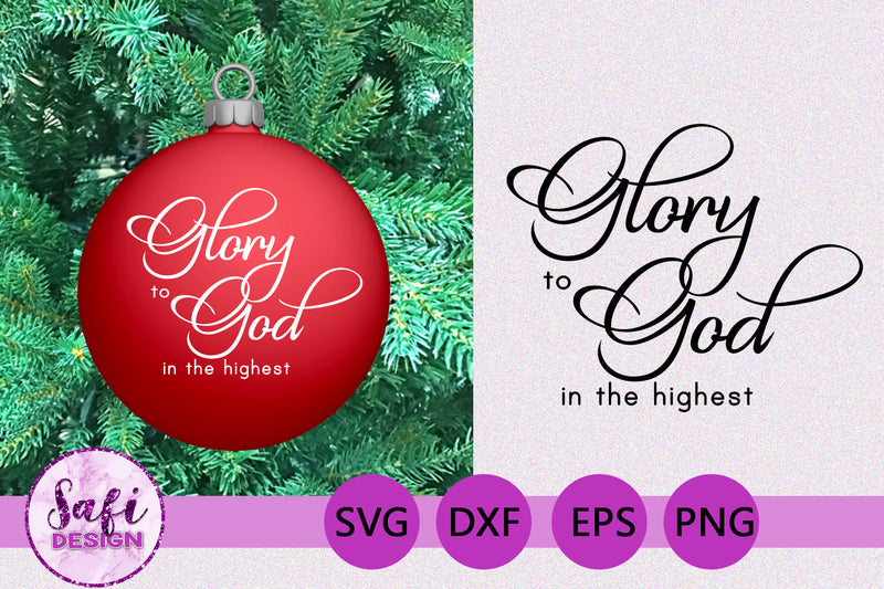 Bible Verses for Christmas Ornaments SVG So Fontsy