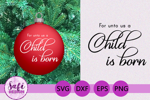 Bible Verses for Christmas Ornaments - SVG SVG Safi Design 