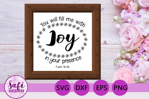 Bible Verses of Joy Cut File Bundle SVG Safi Design 