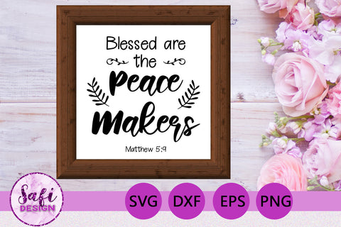 Bible Verses of Peace Cut File Bundle SVG Safi Design 