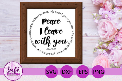 Bible Verses of Peace Cut File Bundle SVG Safi Design 