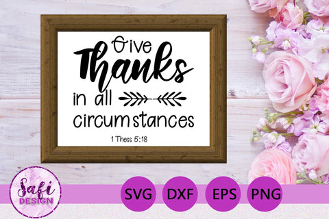 Bible Verses of Thanks Cut File Bundle SVG SVG Safi Design 
