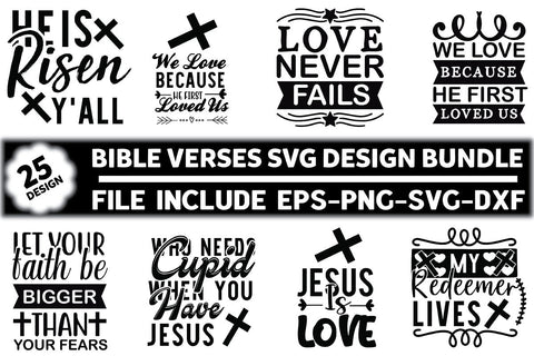 Bible Verses Svg Design Bundle SVG Rupkotha 