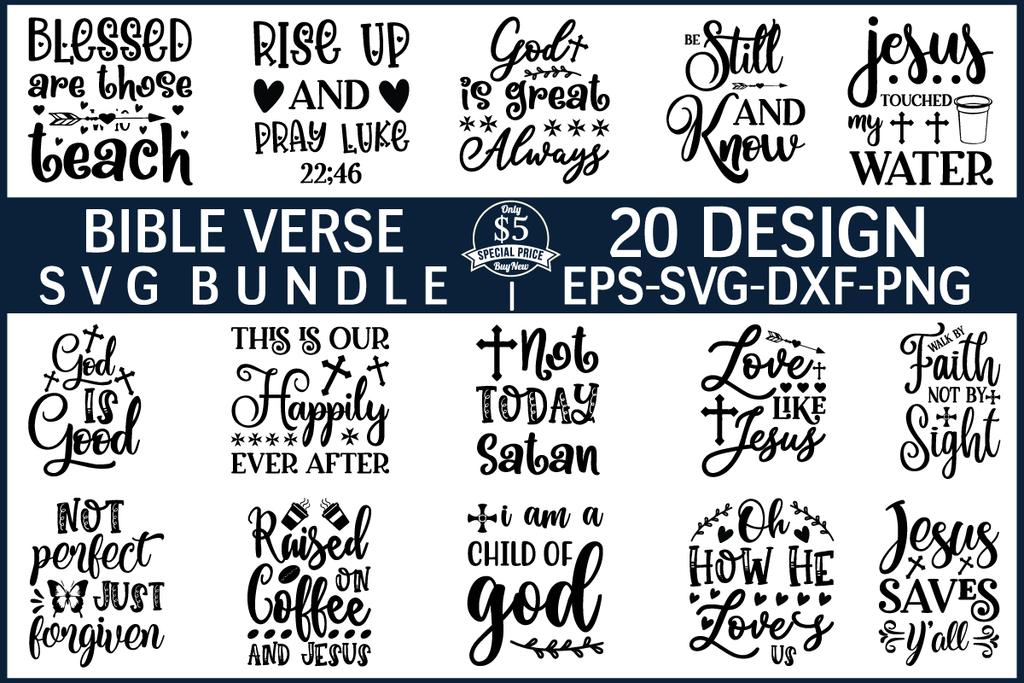 bible verses svg design vol 1 - So Fontsy