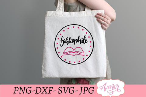 Bibliophile SVG, book lover svg SVG Amorclipart 