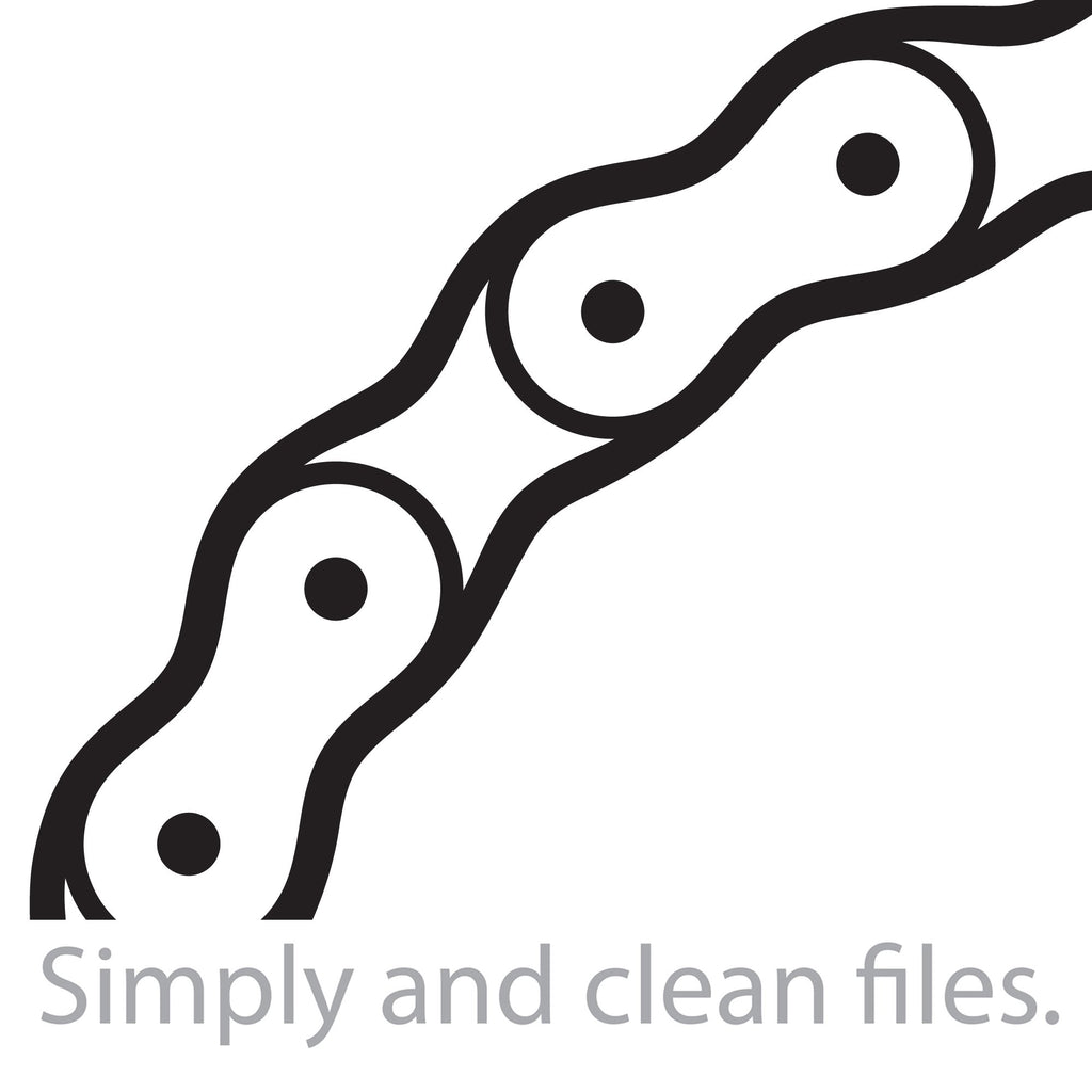 Bicycle chain. Cut files for Cricut. Clip Art silhouettes (eps, svg ...