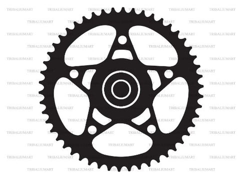 Bicycle gear SVG TribaliumArtSF 