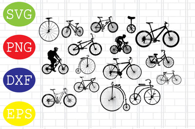 Bicycle svg, Mountain Bike Svg, Biker Cut Files SVG DigitalSvgFiles 