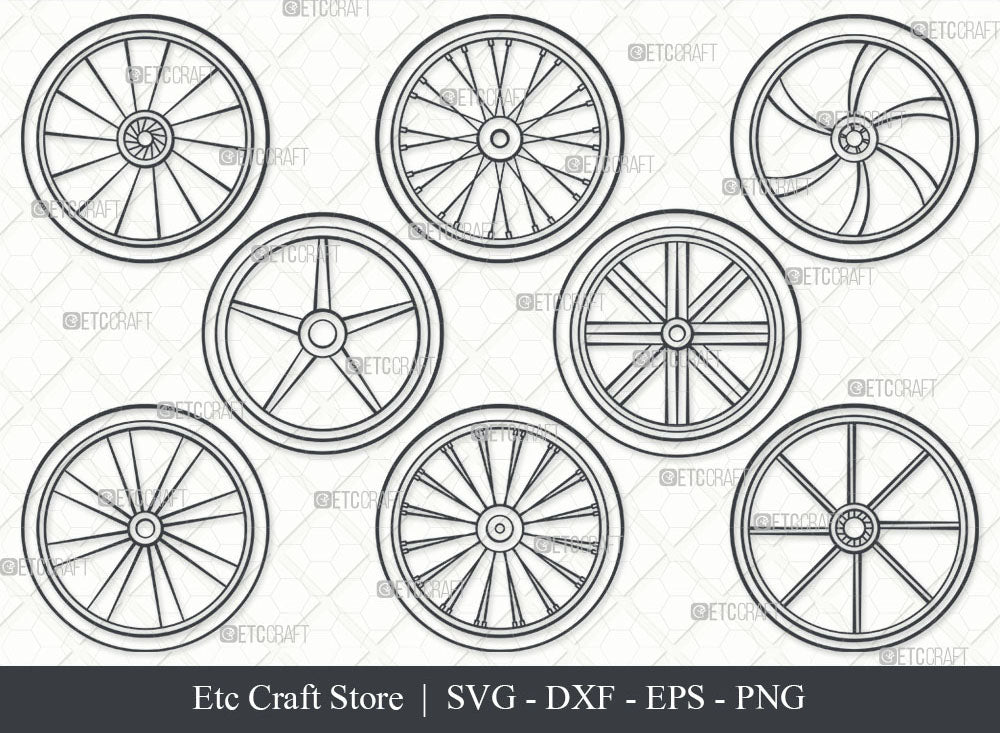 Bicycle Wheel Outline, Wheel Svg, Cycle Wheel Svg, Wheel Icon Svg, Cycle Tire Svg, Tire Icon Svg