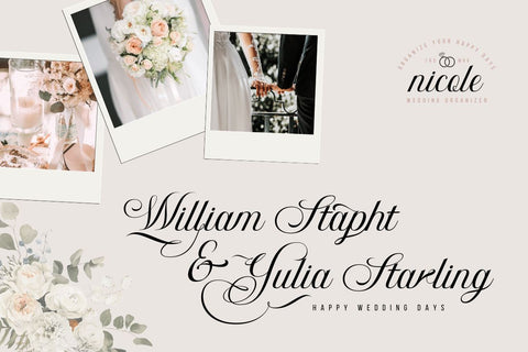 Bidena | Script Font Font twinletter 