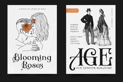 BIFASER – Victorian Font Font twinletter 