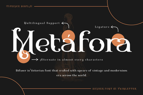 BIFASER – Victorian Font Font twinletter 