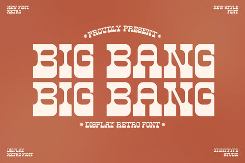 BIG BANG Typeface Font Storytype Studio 