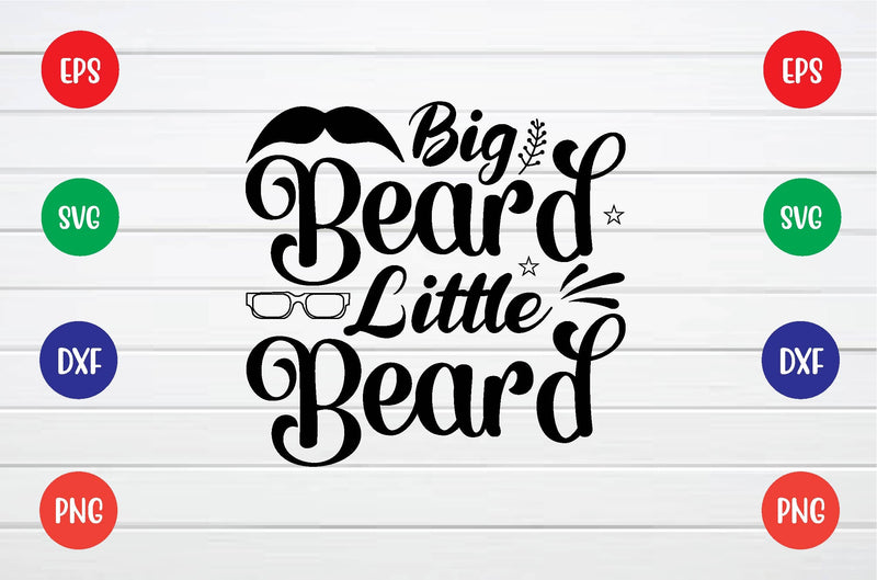 big beard little beard svg SVG sk.swapon Roy 