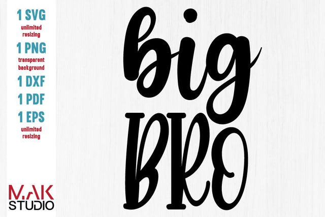 Big bro svg, Big bro svg file, Big brother svg, Big brother svg file, Brother svg, Baby boy svg, Big brother little brother svg SVG MAKStudion 
