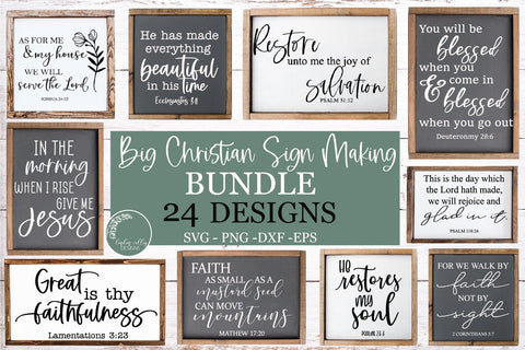 BIG Christian SVG Bundle- Bible Verse SVG Bundle SVG Linden Valley Designs 