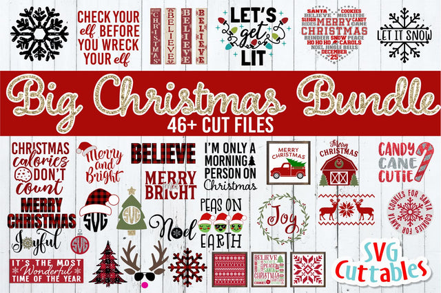 Big Christmas Bundle SVG Svg Cuttables