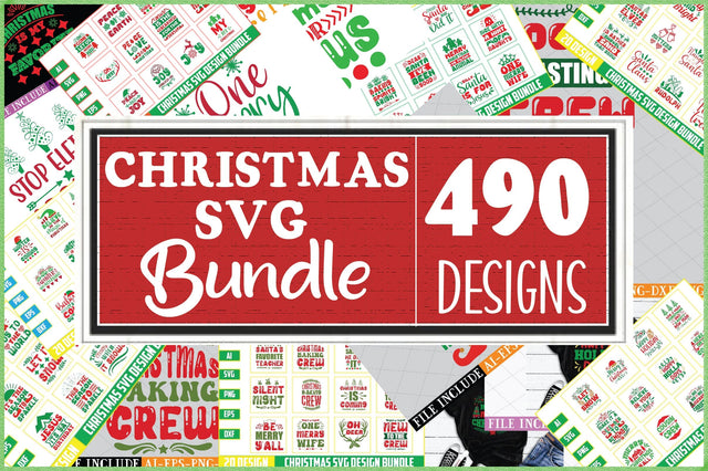 Big Christmas Svg Bundle SVG Creativeart88 