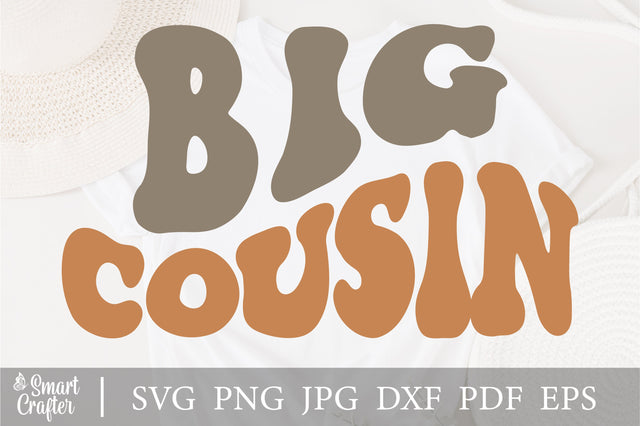 Big Cousin svg, Cousin Crew SVG, Cousin svg, dxf, png instant download, Promoted to Big Cousin SVG for Cricut and Silhouette, Cousin Tribe SVG Fauz 