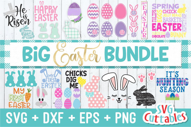 Big Easter Bundle SVG Svg Cuttables