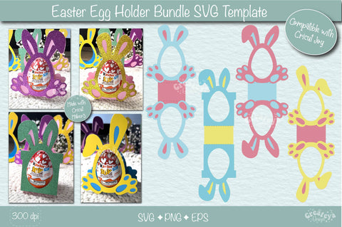 Big Easter Paper Cut Bundle SVG| Easter Candy egg and Lollipop Holders Svg| Easter Treat| Easter favor and decor SVG Createya Design 